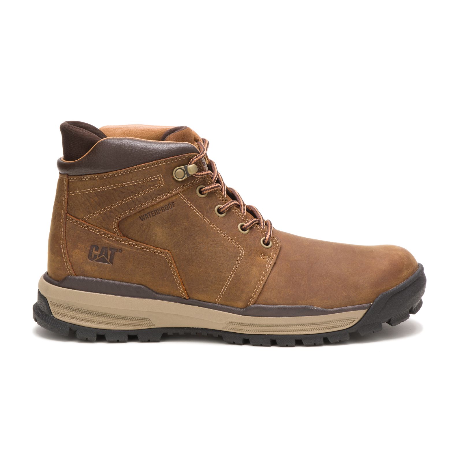 Caterpillar Boots Sale - Caterpillar Cohesion Ice+ Waterproof Thinsulate™ Mens Casual Boots Brown (670814-MUH)